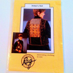 MERCHANT RAG Amber's Vest  Pattern Uncut Sizes 6-18
